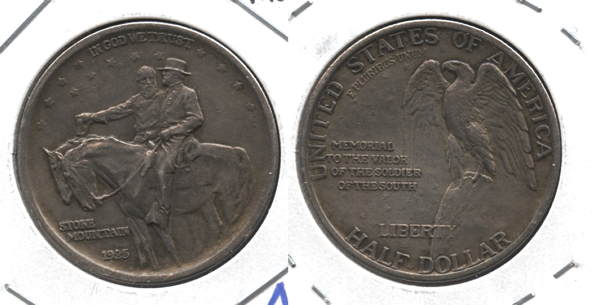 1925 Stone Mountain Commemorative Half Dollar AU-50 #g