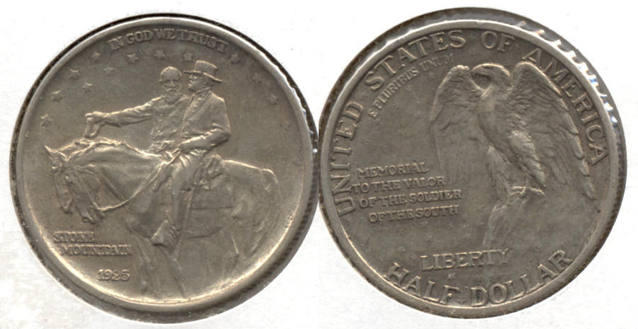 1925 Stone Mountain Commemorative Half Dollar AU-53