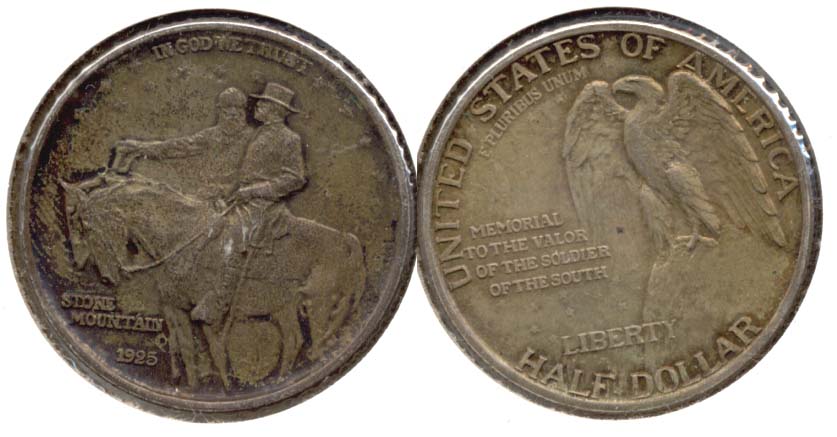 1925 Stone Mountain Commemorative Half Dollar AU-55