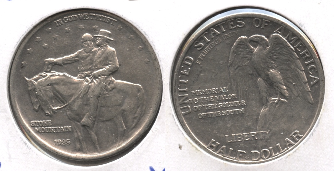 1925 Stone Mountain Commemorative Half Dollar EF-40 #i