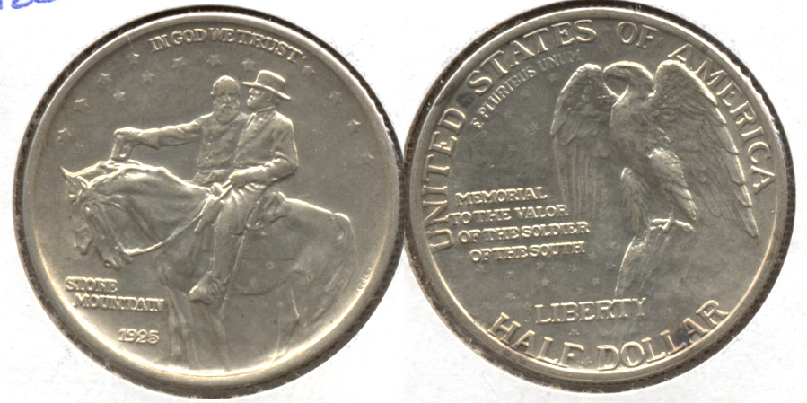 1925 Stone Mountain Commemorative Half Dollar MS-60