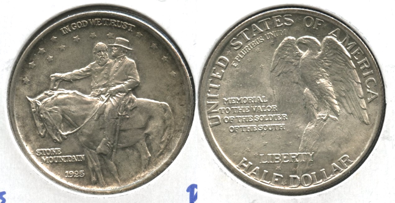 1925 Stone Mountain Commemorative Half Dollar MS-60 #a
