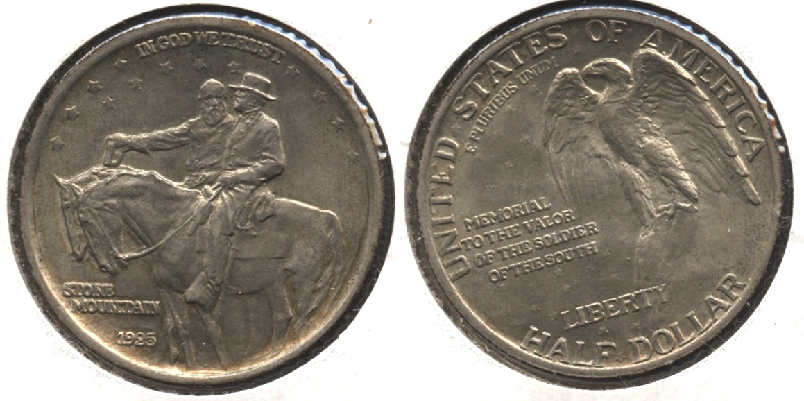  1925 Stone Mountain Commemorative Half Dollar MS-63 #a