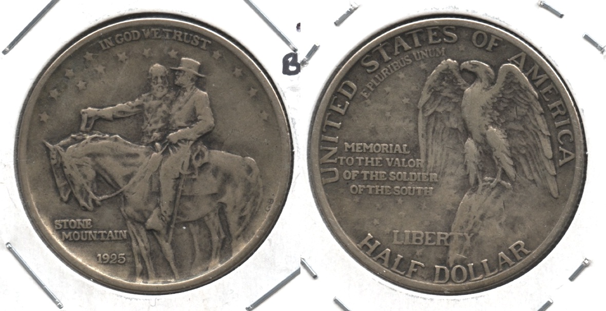 1925 Stone Mountain Commemorative Half Dollar VF-20