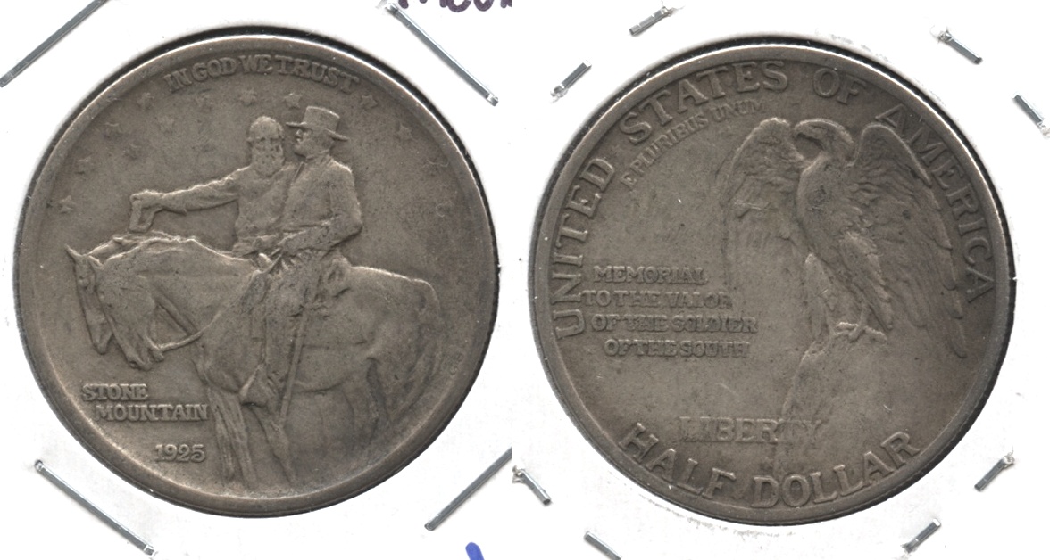 1925 Stone Mountain Commemorative Half Dollar VF-20 #a