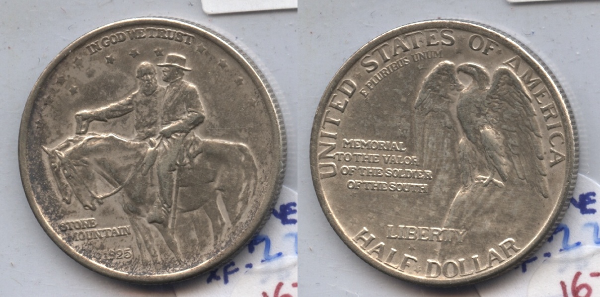 1925 Stone Mountain Commemorative Half Dollar VF-20 #c