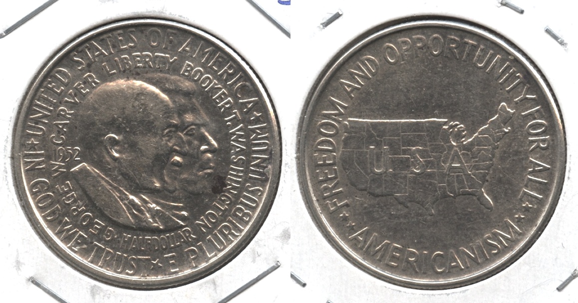 1952 Washington Carver Commemorative Half Dollar EF-40