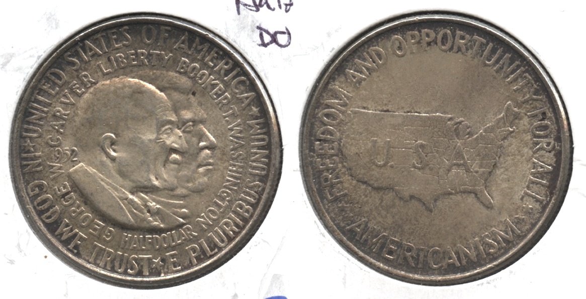 1952 Washington Carver Commemorative Half Dollar MS-60 #k