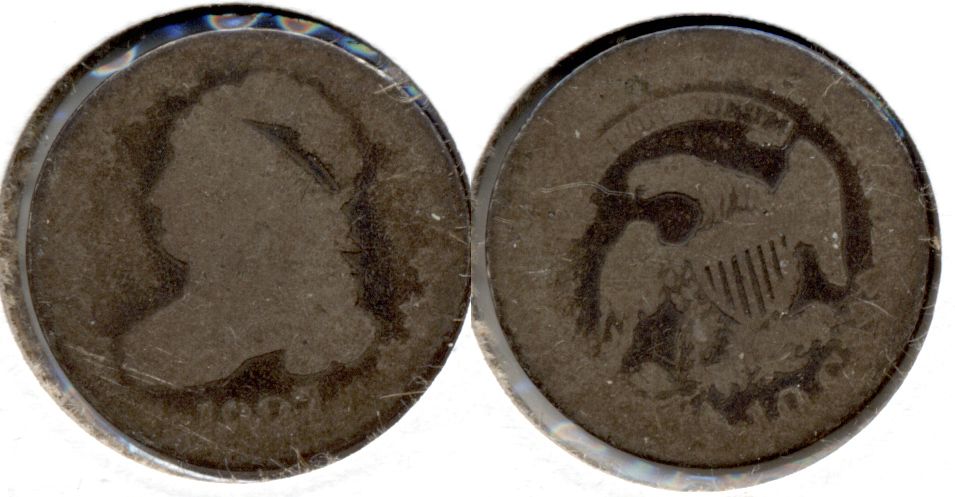 1827 Capped Bust Dime Fair-2