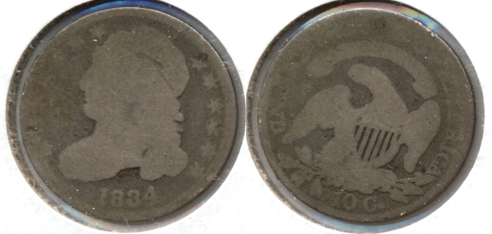 1834 Capped Bust Dime Fair-2