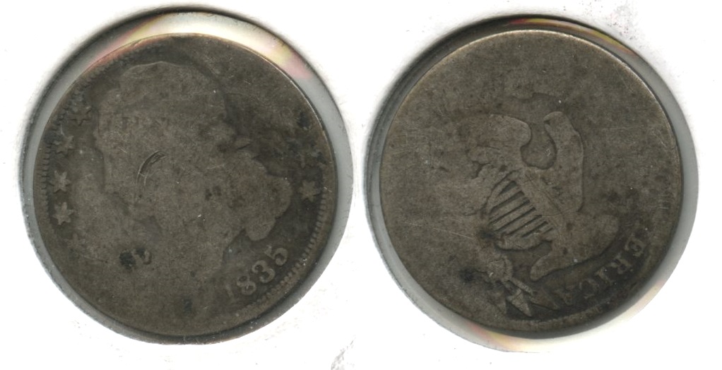 1835 Capped Bust Dime Fair-2 #e