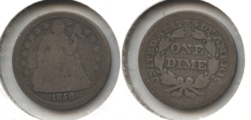 1856 Seated Liberty Dime Good-4 #i