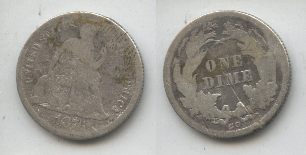 1876-CC Seated Liberty Dime Fair-2