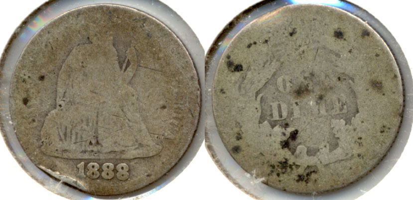 1888 Seated Liberty Dime Fair-2