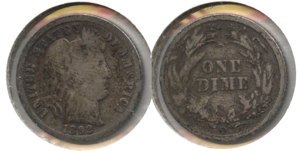 1892-O Barber Dime Good-4 #e
