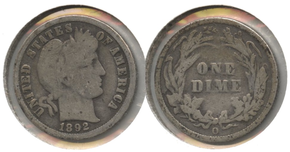 1892-O Barber Dime Good-4 #i