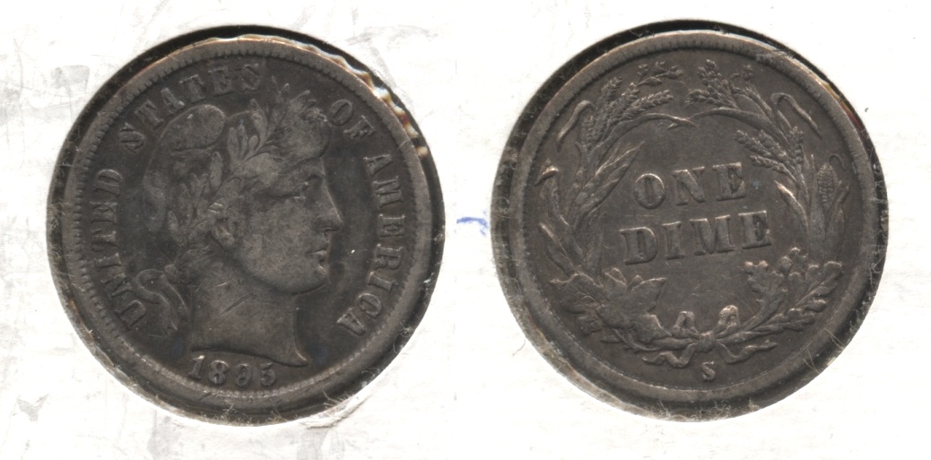 1895-S Barber Dime Fine-12