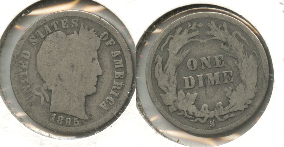 1895-S Barber Dime Good-4 #c