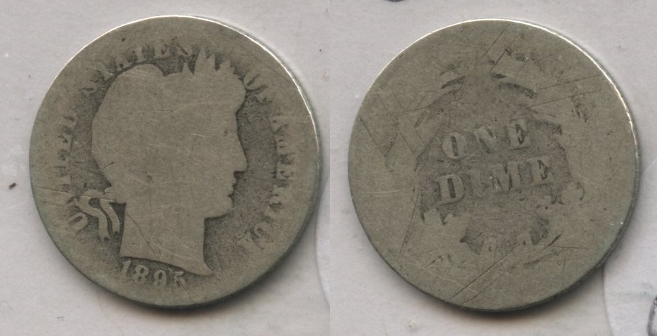 1895 Barber Dime Fair-2 #a