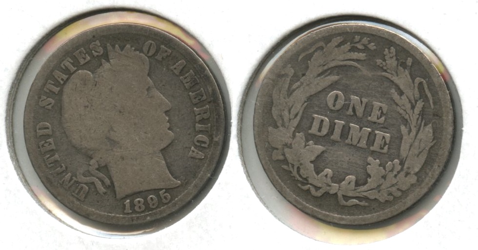 1895 Barber Dime Good-4 #a