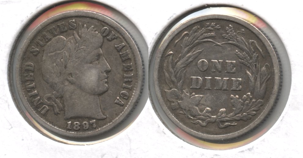 1897 Barber Dime Fine-15