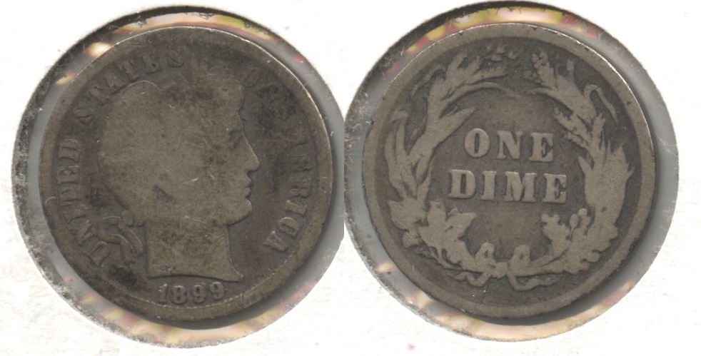1899 Barber Dime Good-4 #b