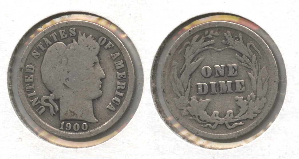 1900 Barber Dime Good-4