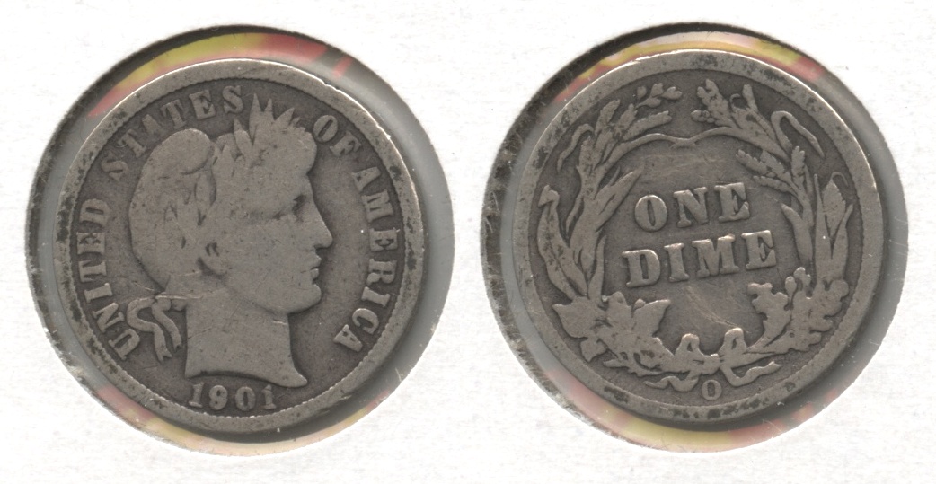 1901-O Barber Dime Good-6