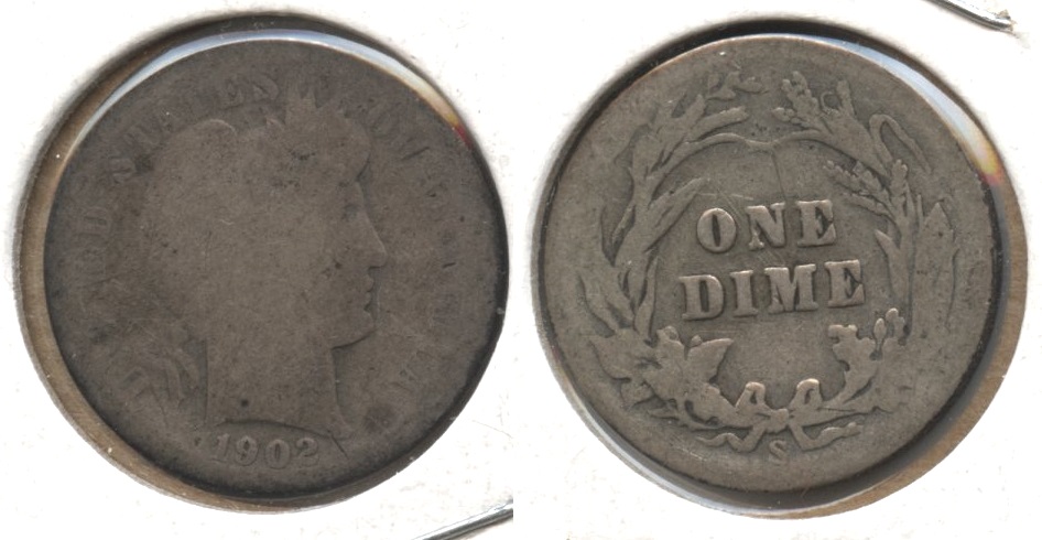 1902-S Barber Dime AG-3