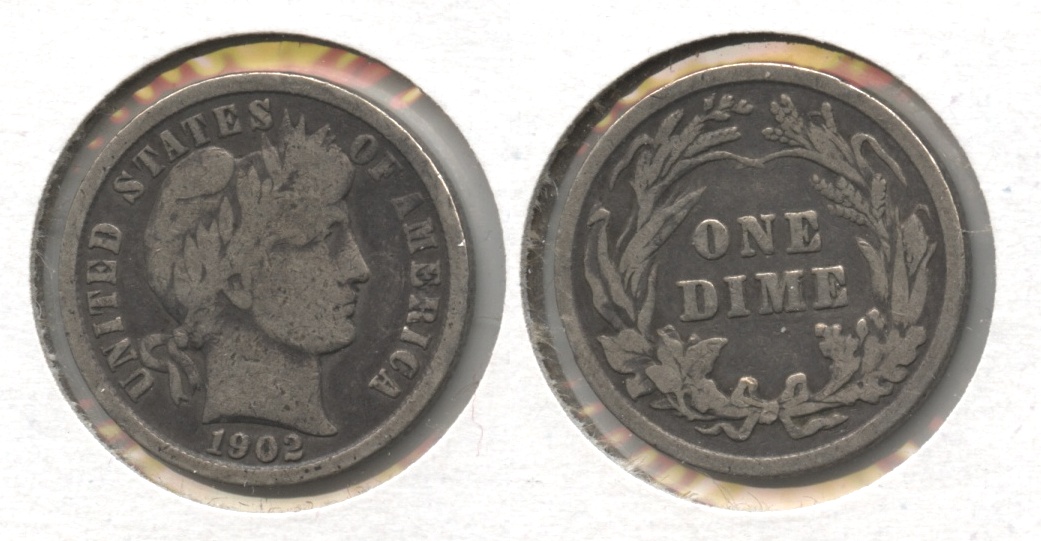 1902 Barber Dime Good-4