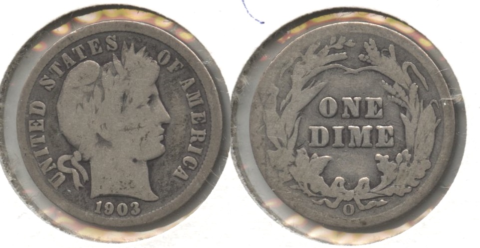 1903-O Barber Dime Good-4