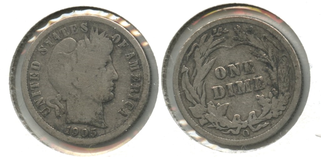 1905-O Barber Dime Good-4 #a
