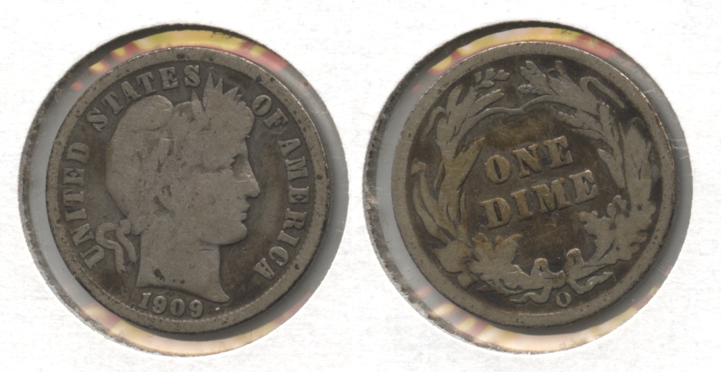 1909-O Barber Dime Good-4 #a