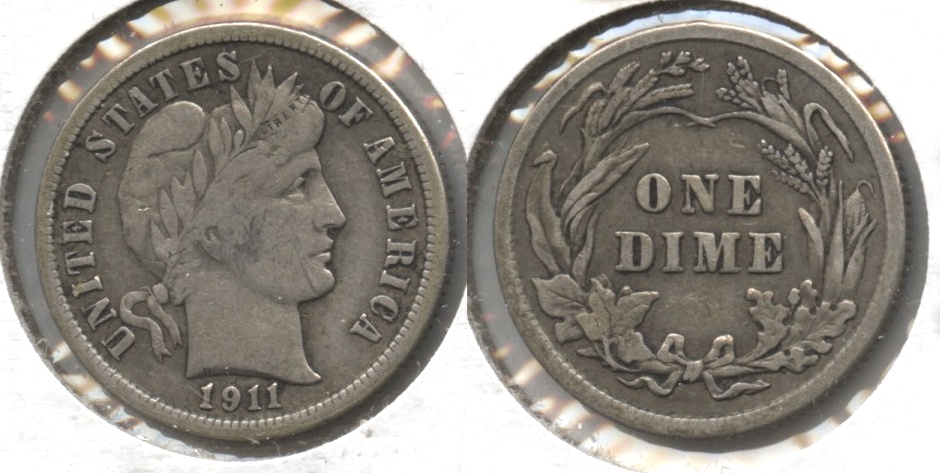 1911 Barber Dime Fine-12