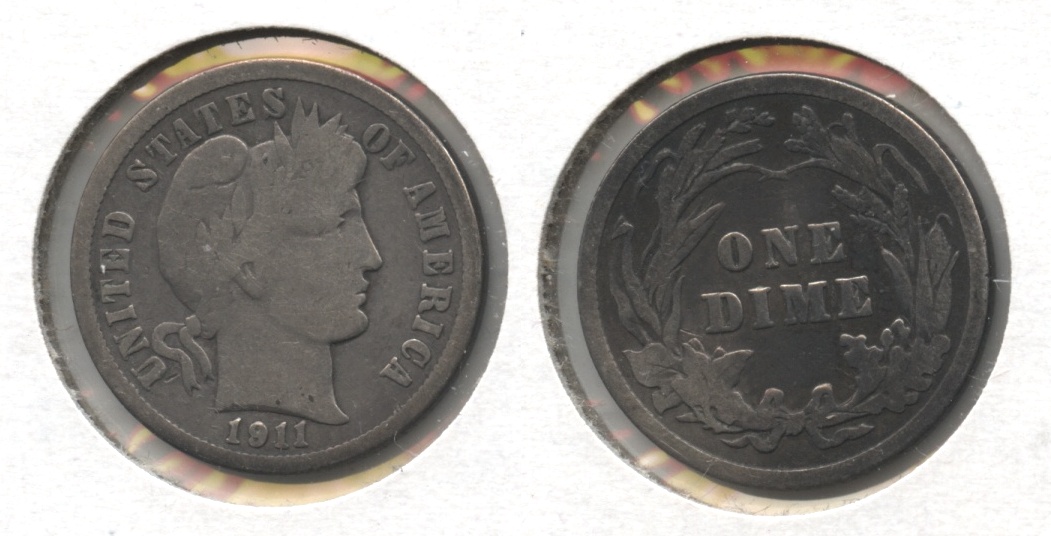 1911 Barber Dime Good-6