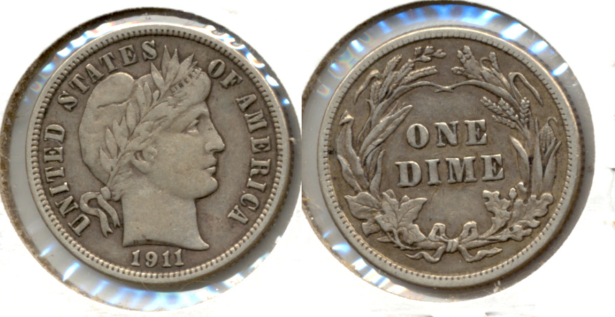 1911 Barber Dime VF-30