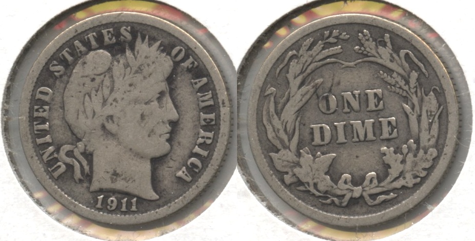 1911 Barber Dime VG-8