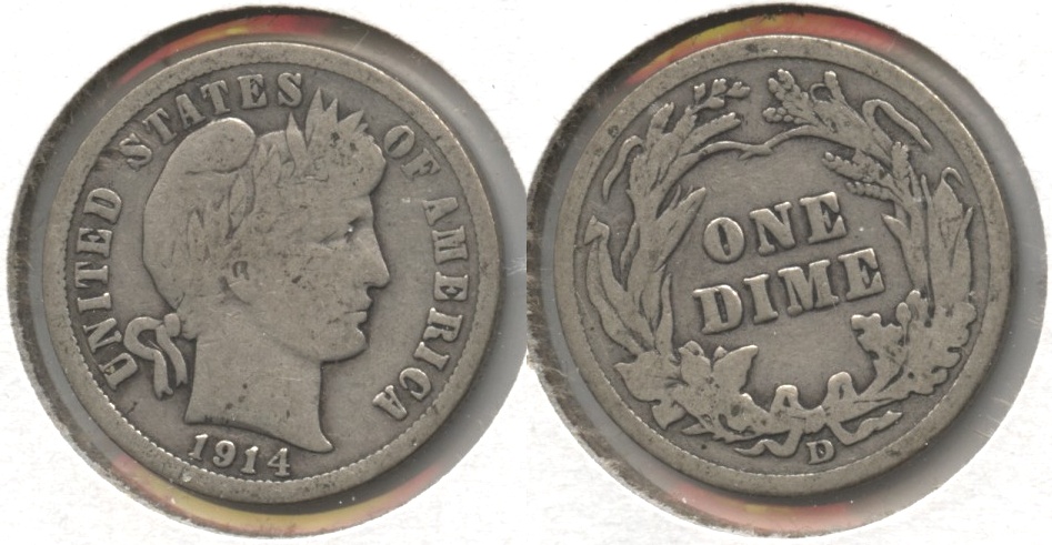 1914-D Barber Dime Good-4 #n