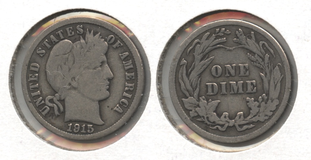 1915 Barber Dime VG-8