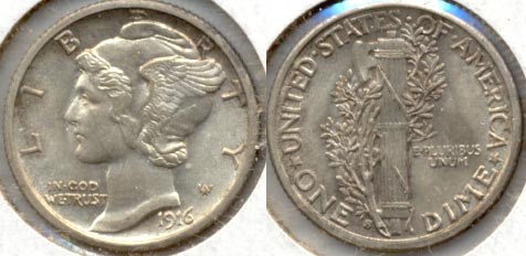 1916-S Mercury Dime MS-60