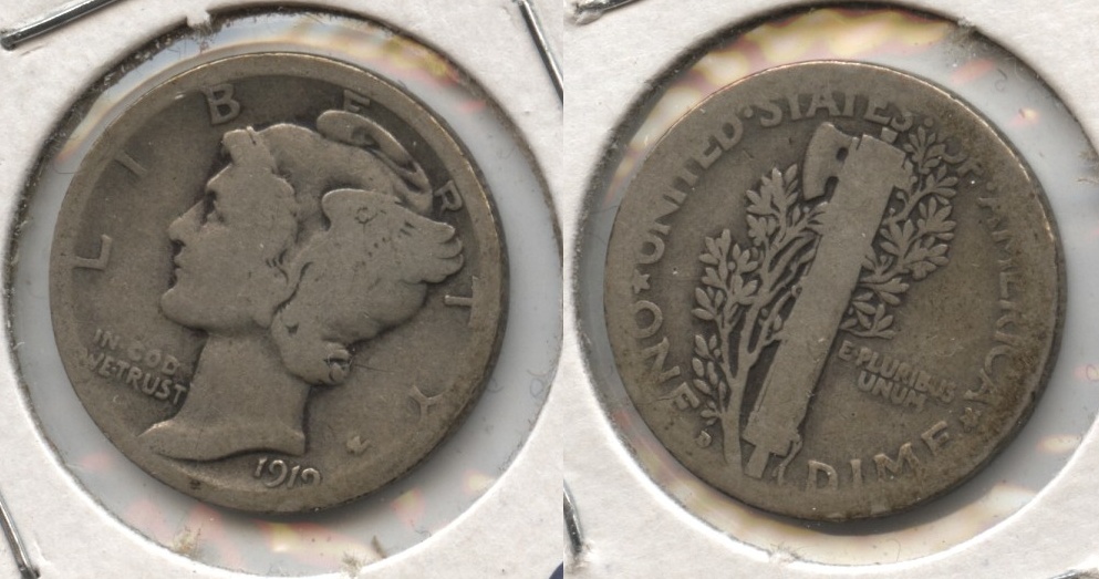 1919-D Mercury Dime AG-3 #d