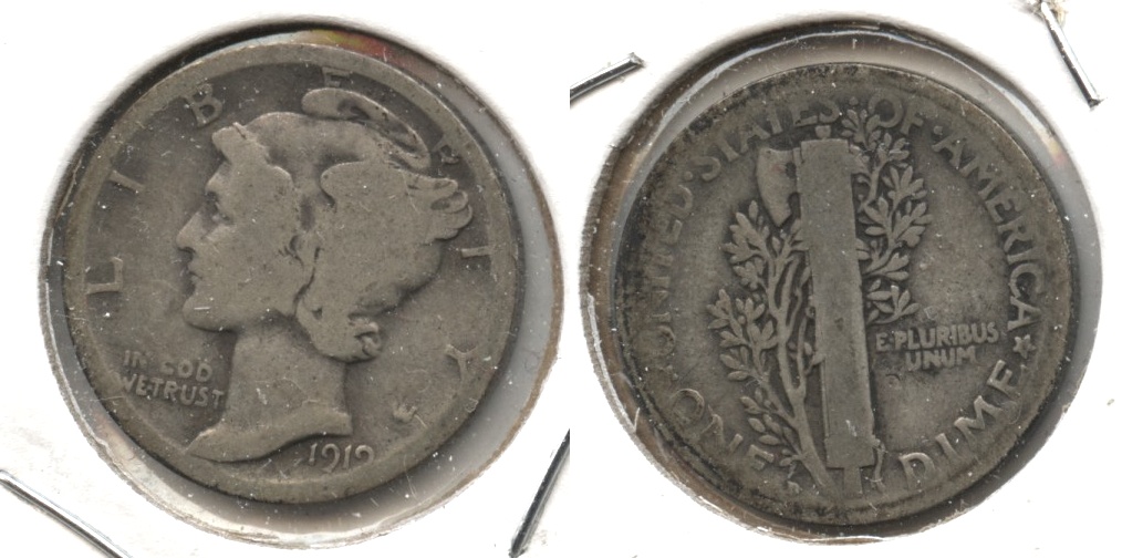 1919-D Mercury Dime AG-3 #i