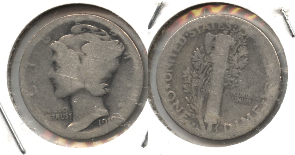 1919-D Mercury Dime AG-3 #q