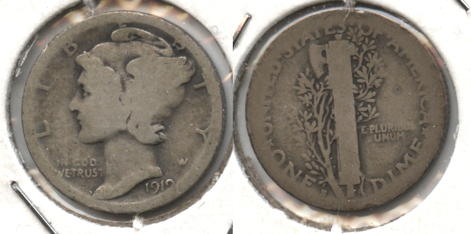 1919-S Mercury Dime AG-3 #a