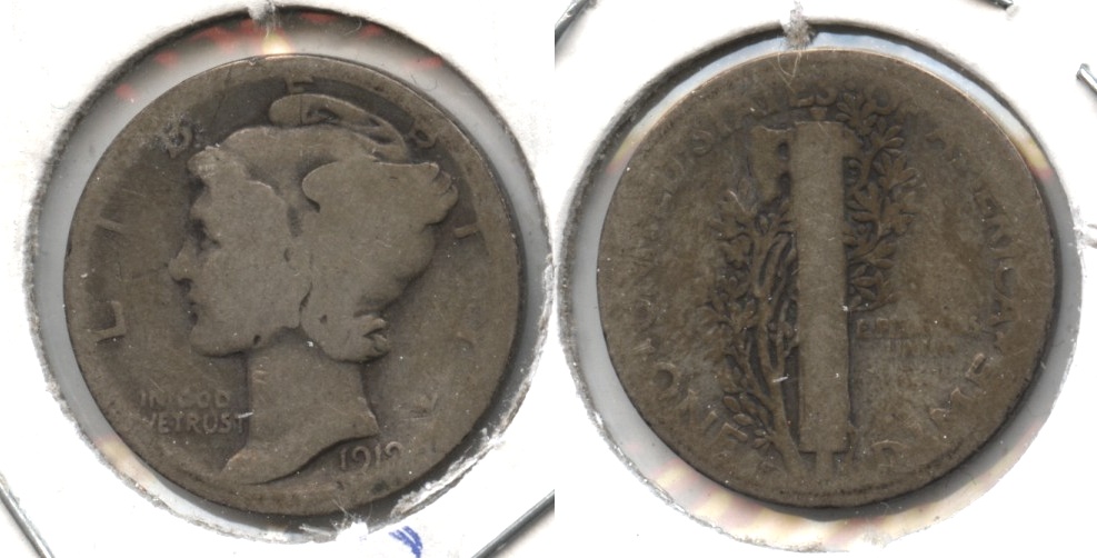 1919-S Mercury Dime AG-3 #d