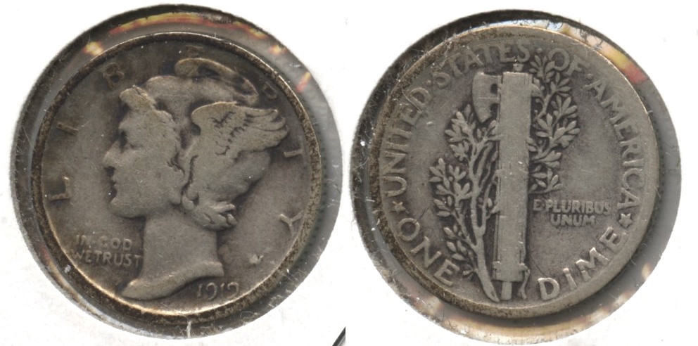 1919 Mercury Dime VG-8 #b