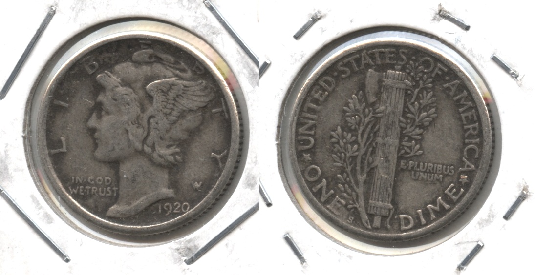 1920-S Mercury Dime EF-40 #a