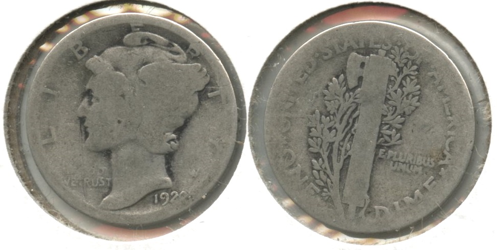 1920 Mercury Dime AG-3 #a