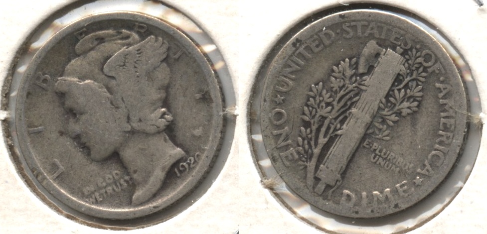1920 Mercury Dime VG-8 #f