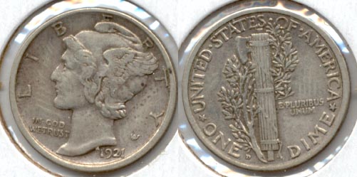 1921-D Mercury Dime EF-40